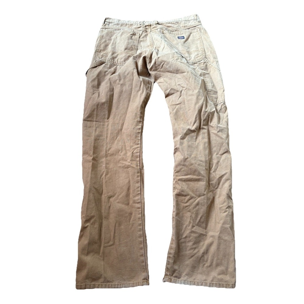 Dickies Carpenter Pants Men's 38x34 Brown Canvas Workwear Utility